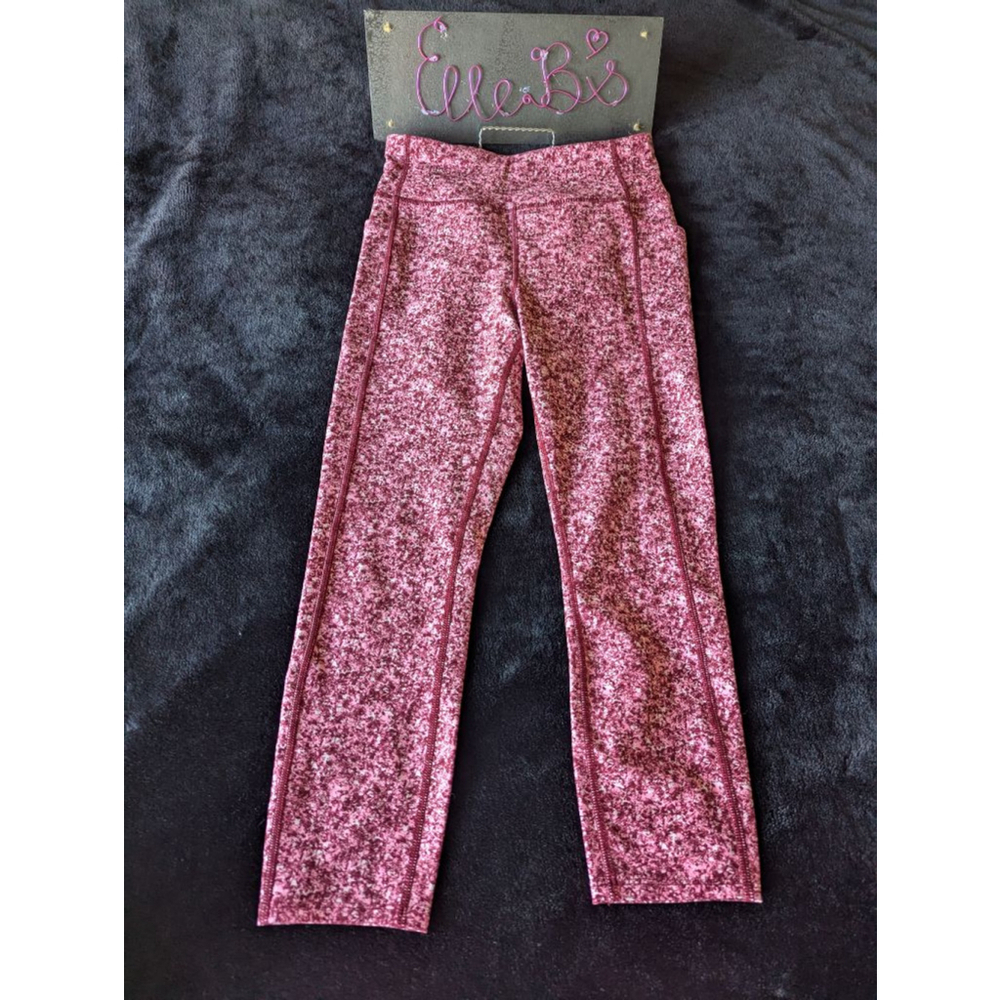 EUC Athletic Works Red/Pink Leggings Xs